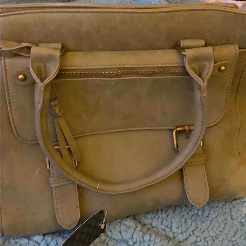 New with tags. Olive. Satchel Massini Purse/Bag